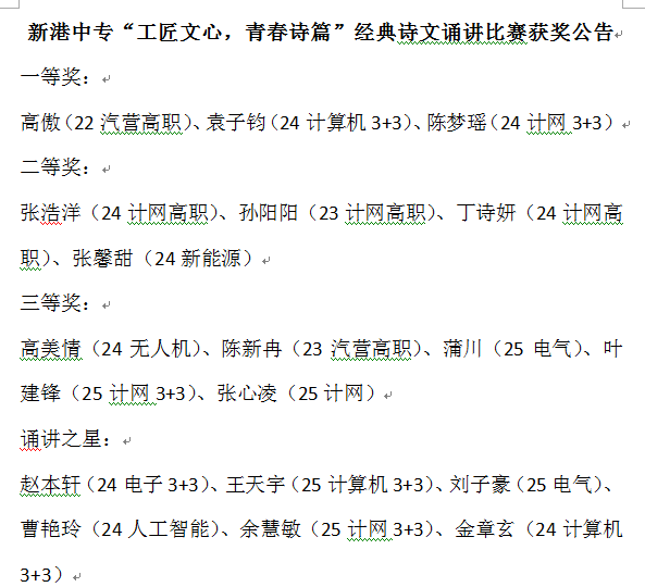 0.获奖公告